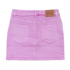 Minigonna Denim Rosa Bambina E Ragazza